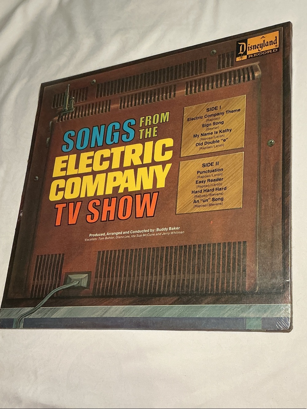 NOS Songs From The Electric Company TV Show Vinyl Record - sealed original